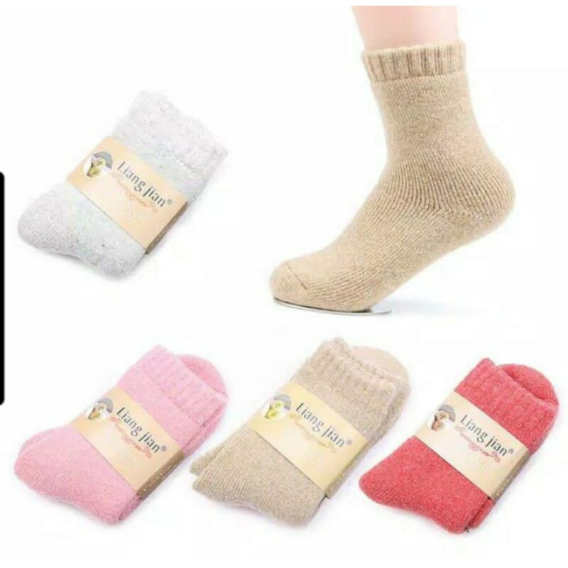 KAOS KAKI MUSIM DINGIN WOOL BULU DOMBA