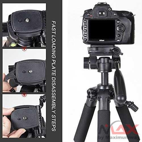 Tripod Profesional Zomei Professional DSLR Tripod &amp; Pan Head - Q111 Warna Biru