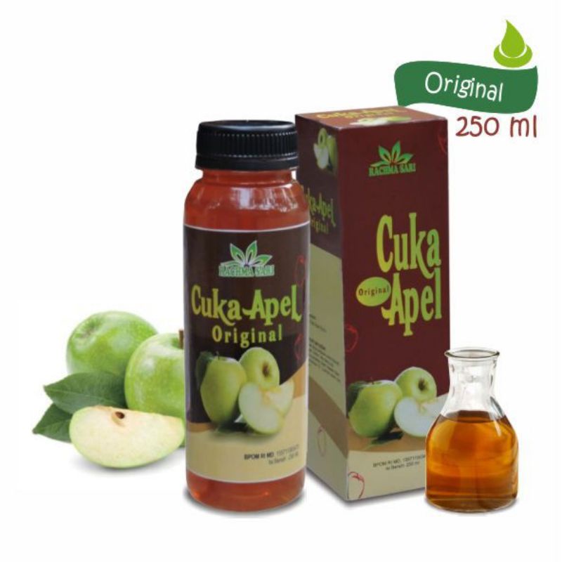 Apple Cider Vinegar With Mother Sari Cuka Apel Murni ORIGINAL 250ml - CUKA APEL NUTRISI KESEHATAN