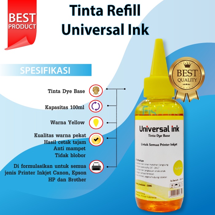 Tinta Refill Ink 100ml Cartridge XP 704 Black Color Printer Ink Advantage 2010 (K010a) 2060