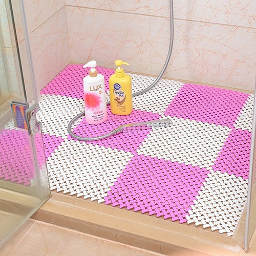 Perlengkapan Rumah Alas Lantai Motif Kotak Anti Slip Perlengkapan Rumah Alas Lantai Motif Kotak Anti Slip