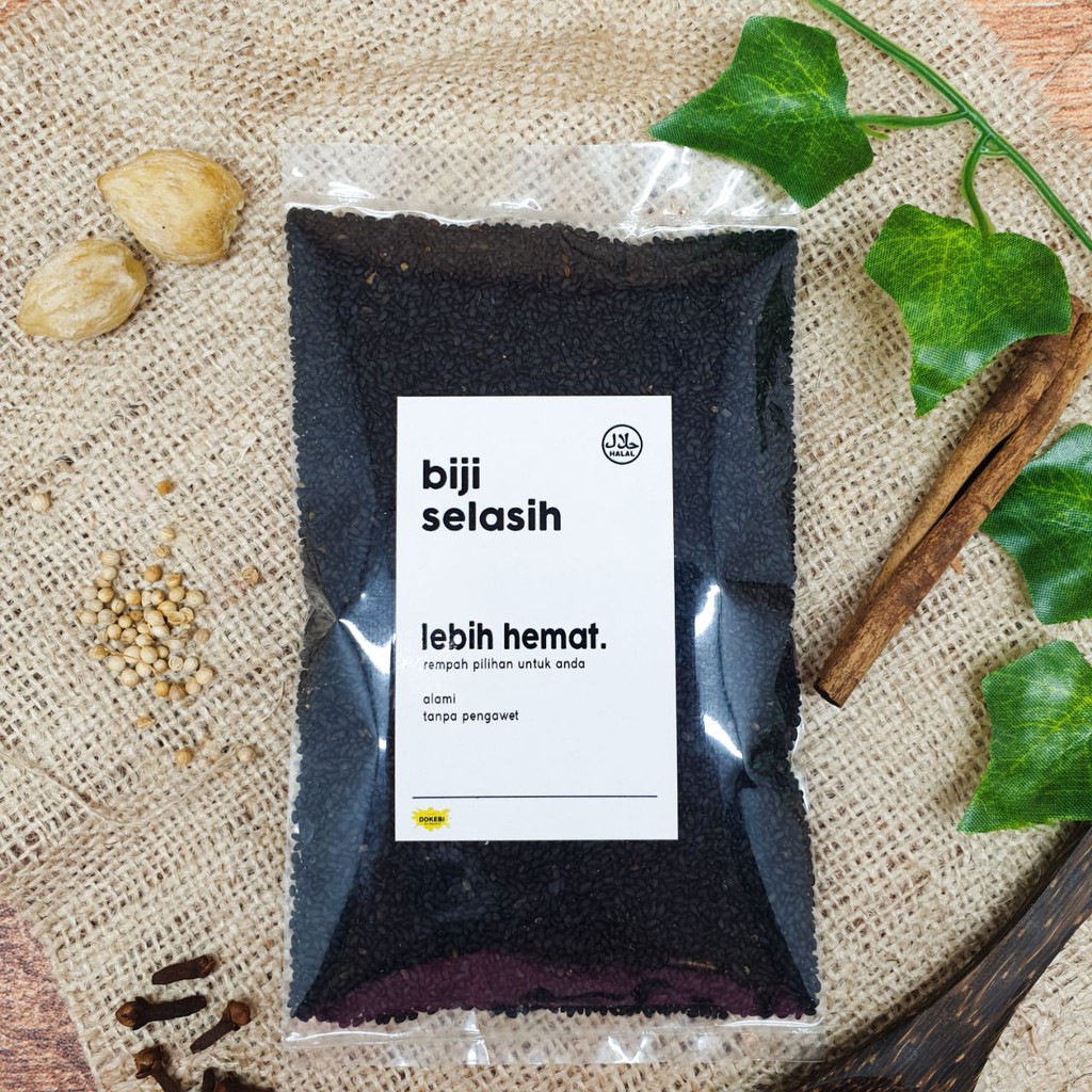 

Biji Selasih 100gr / Basil Seed /Rempah