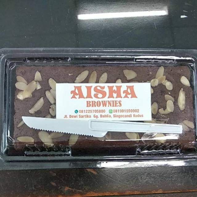 

Brownies kacang almond