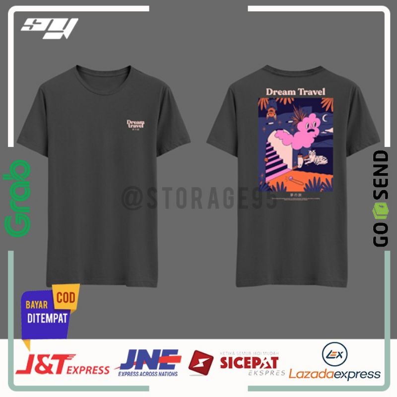 Kaos Distro Pria T-Shirt Pria Baju Pria Atasan Pria Style Japan / Jepang Naga 025