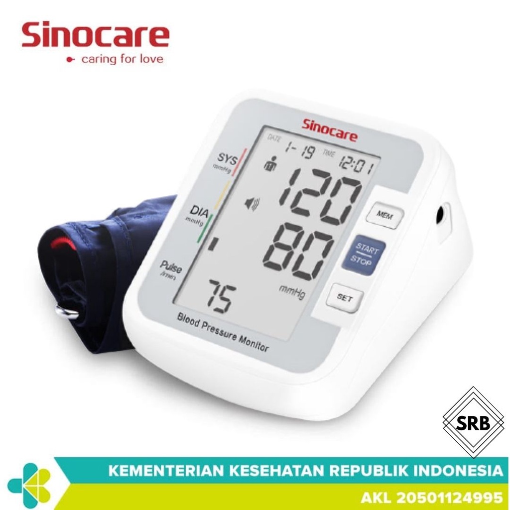 Tensimeter Digital Sinocare Sinoheart BA-801 Original