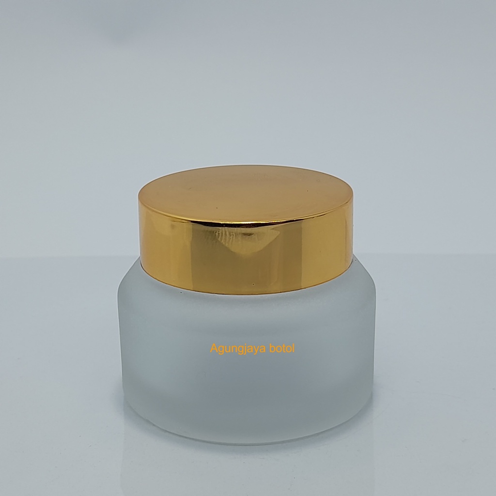 Pot Kaca 30 Gr Gendut / Pot Kaca / Pot Cream Kaca / Pot Krim Wajah / Pot Kosmetik / Pot 30 Gr