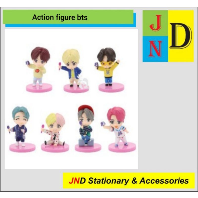Action Figure BTS Mini Figure Bts Kpop Qposket Bts Jungkook Suga V - RM