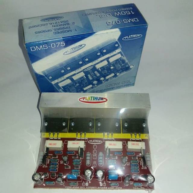 kit power amplifier 0CL stereo 150-400watt TR Sanken DMS-075