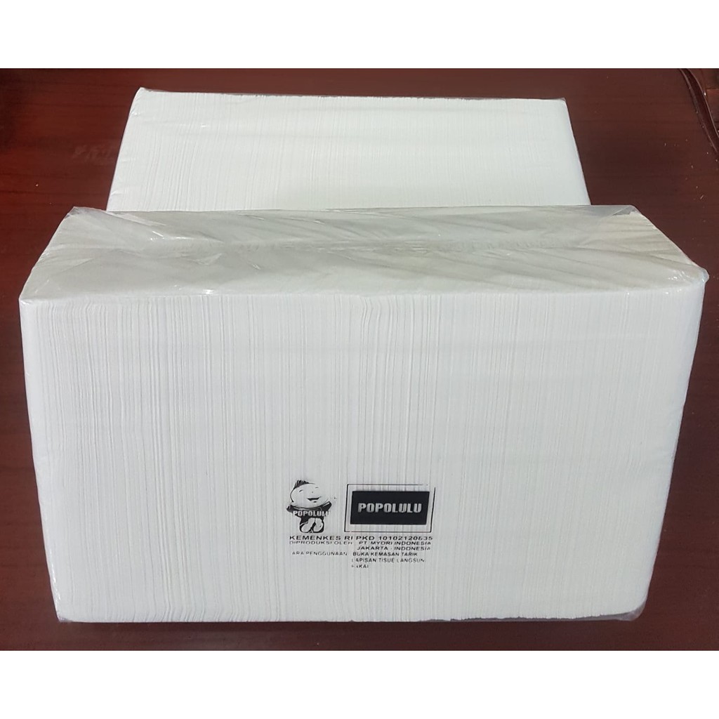 Harga Grosir (1packs/1kg ) Tissue Facial Putih POPOLULU