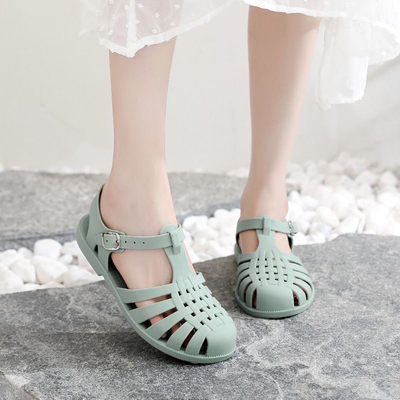 meisha doff jelly dewasa/sandal jelly wanita/sandal karet anti slip/sandal kekinian korea/jelly shoes import/sepatu sandal slippers/sepatu sandal couple mom and kids/sandal lucu/ sepatu anak lucu