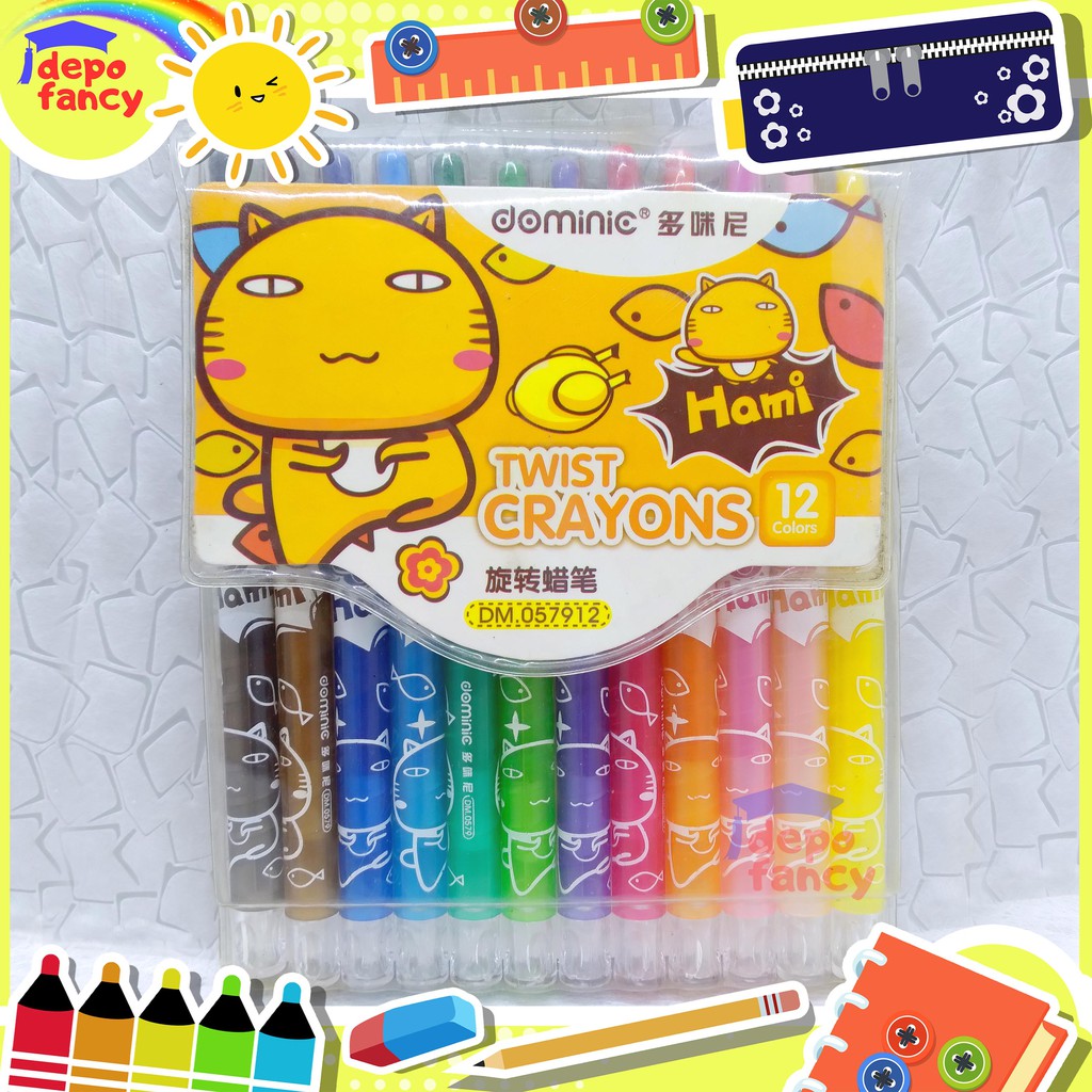 

Crayon Putar Dominic 12W Panjang