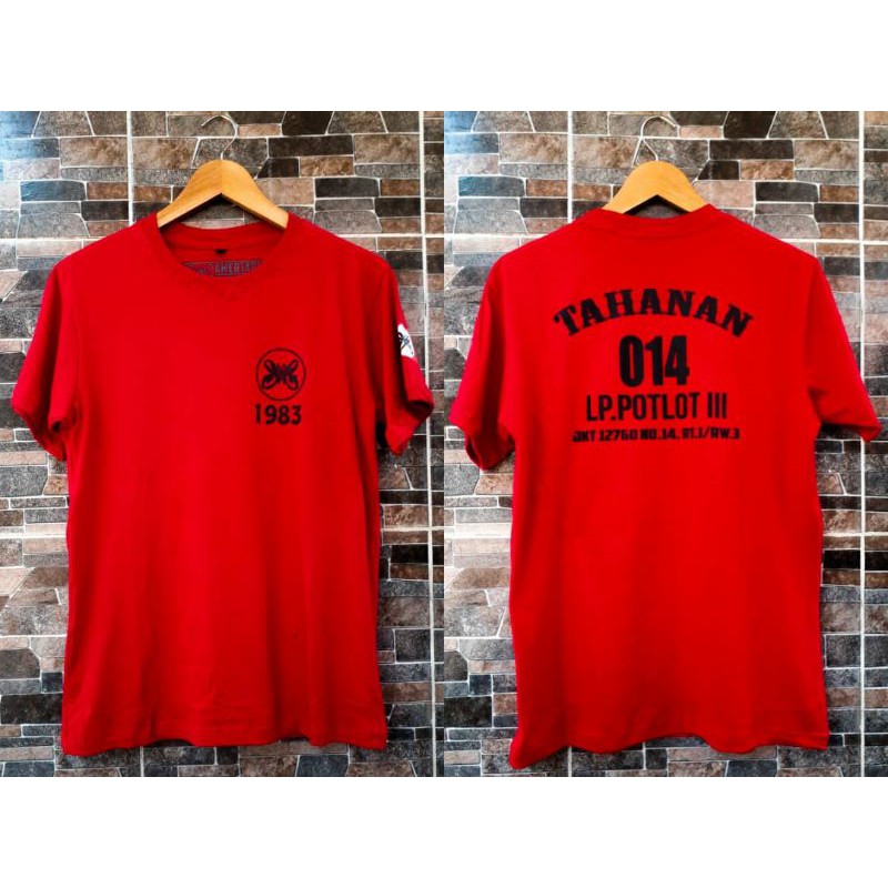 TAHANAN 014 MERAH -DISTRO SLANK-BAJU SLANK-KAOS SLANK- 100%ORIGINAL AMERTARI_CLOTH_