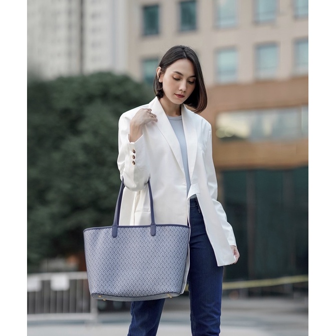 IZZY CANVAS BAG BUTTONSCARVES