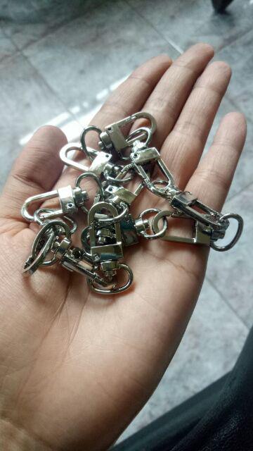 (1pc) Kait Model Gembok 1,2cm Nikel Tebal