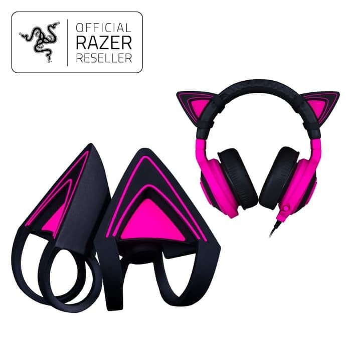 Kitty Ears For Purple Razer Kraken