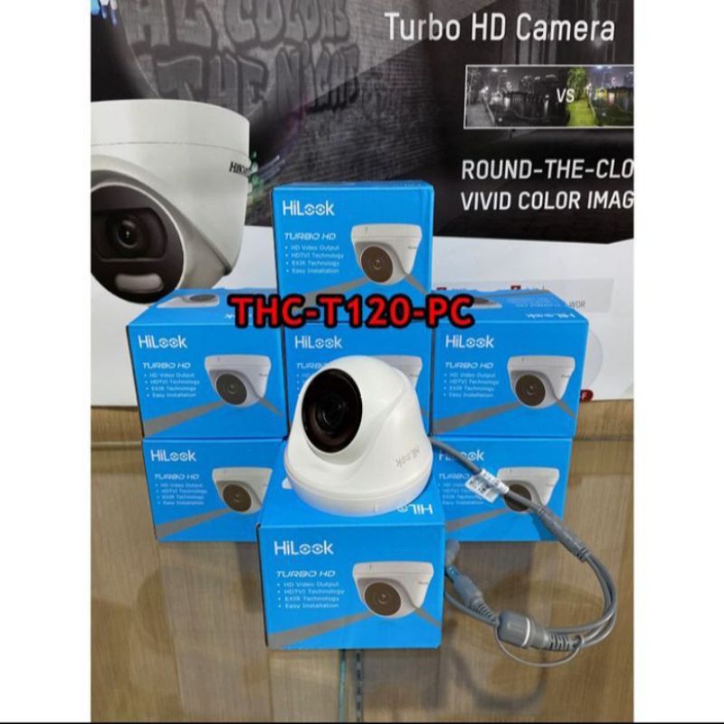 PAKET CCTV HILOOK 2MP 4 CHANNEL 4 CAMERA KOMPLIT+HDD 500GB