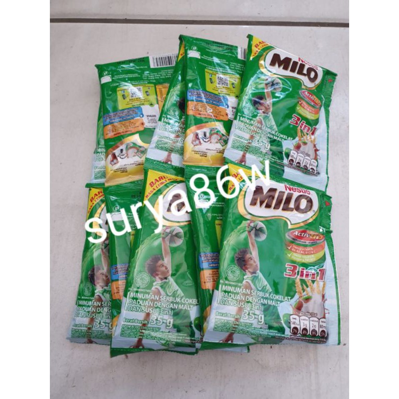 

1 renceng milo 3in1 - 10bks