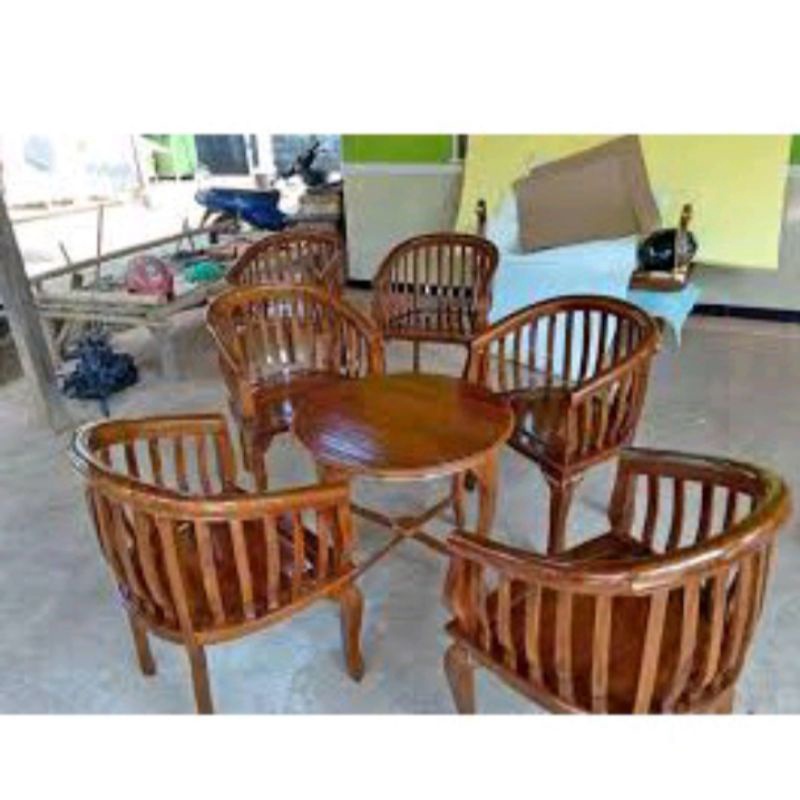 kursi Betawi / kursi teras jati Jepara