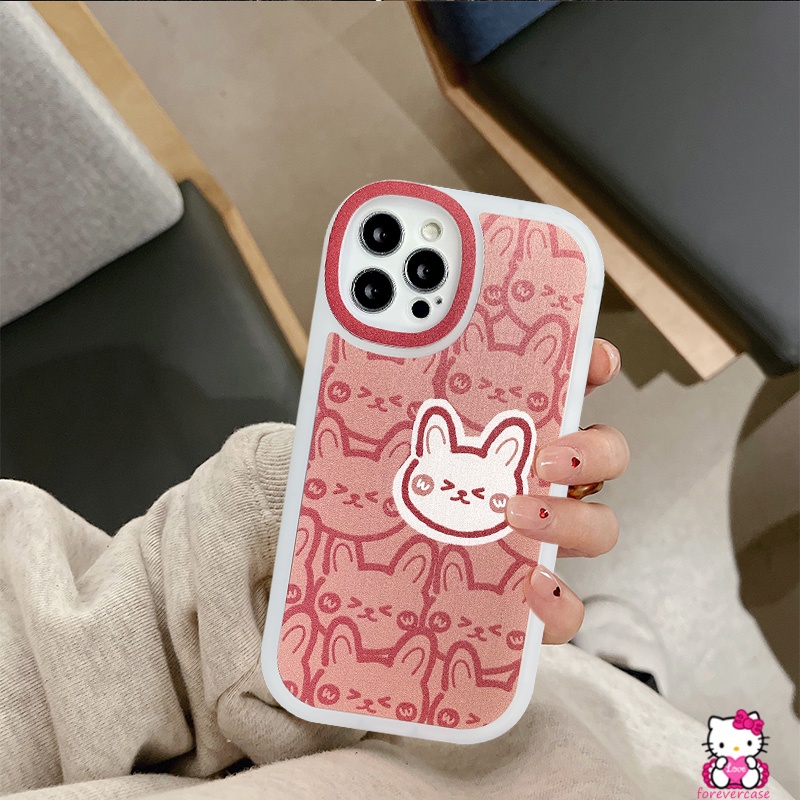 Casing OPPO A55 A16K A54 A15 A12 A95 A96 A74 A76 A16 A5s A7 A9 A53 2020 Reno 7Z 5 6 5F 4 4F A52 A3s A31 Motif Kelinci