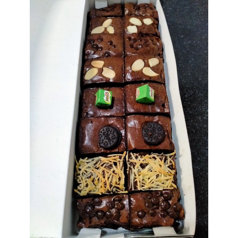 

brownies panggang shinny crust