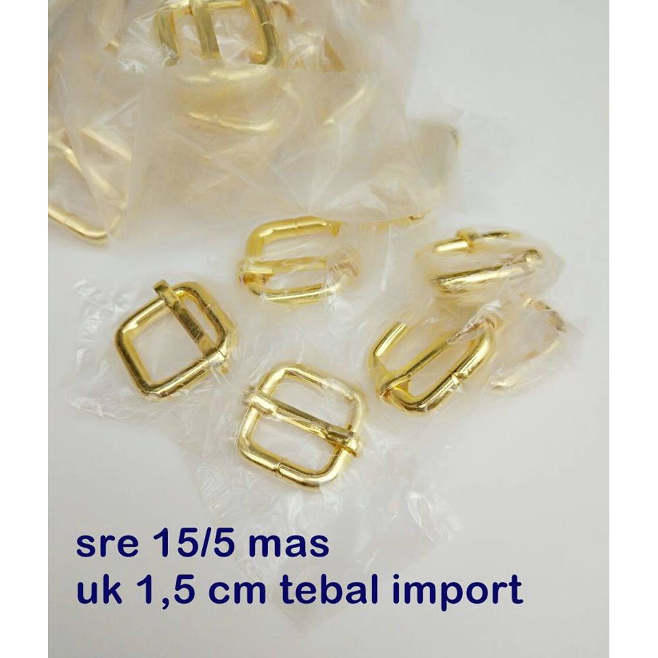 RING GESER /SRE 15/5 GOLD UK 1.5CM PER PCS