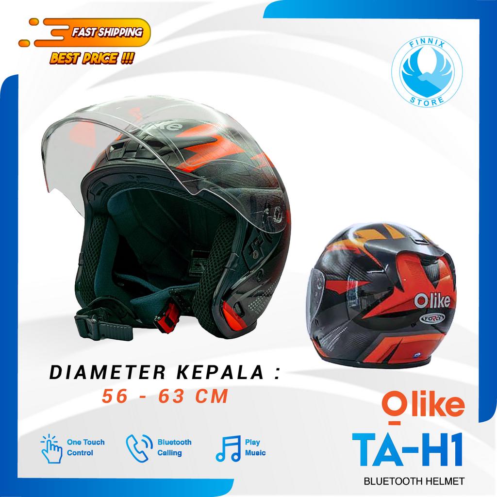 Olike TA-H1 Rider Bluetooth Helmet Music &amp; Phone Call With Microphone