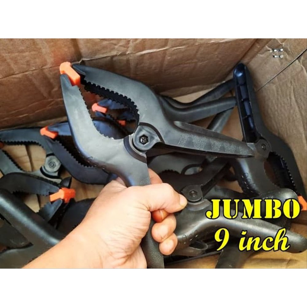 Spring Clamp 9inch JUMBO Quick Klem Jepit Jepitan Kayu Craft Ban
