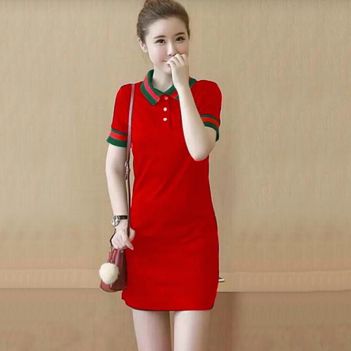 Q- DRESS WK GUSI/ DRESS CASUAL WANITA/ DRESS KEREN