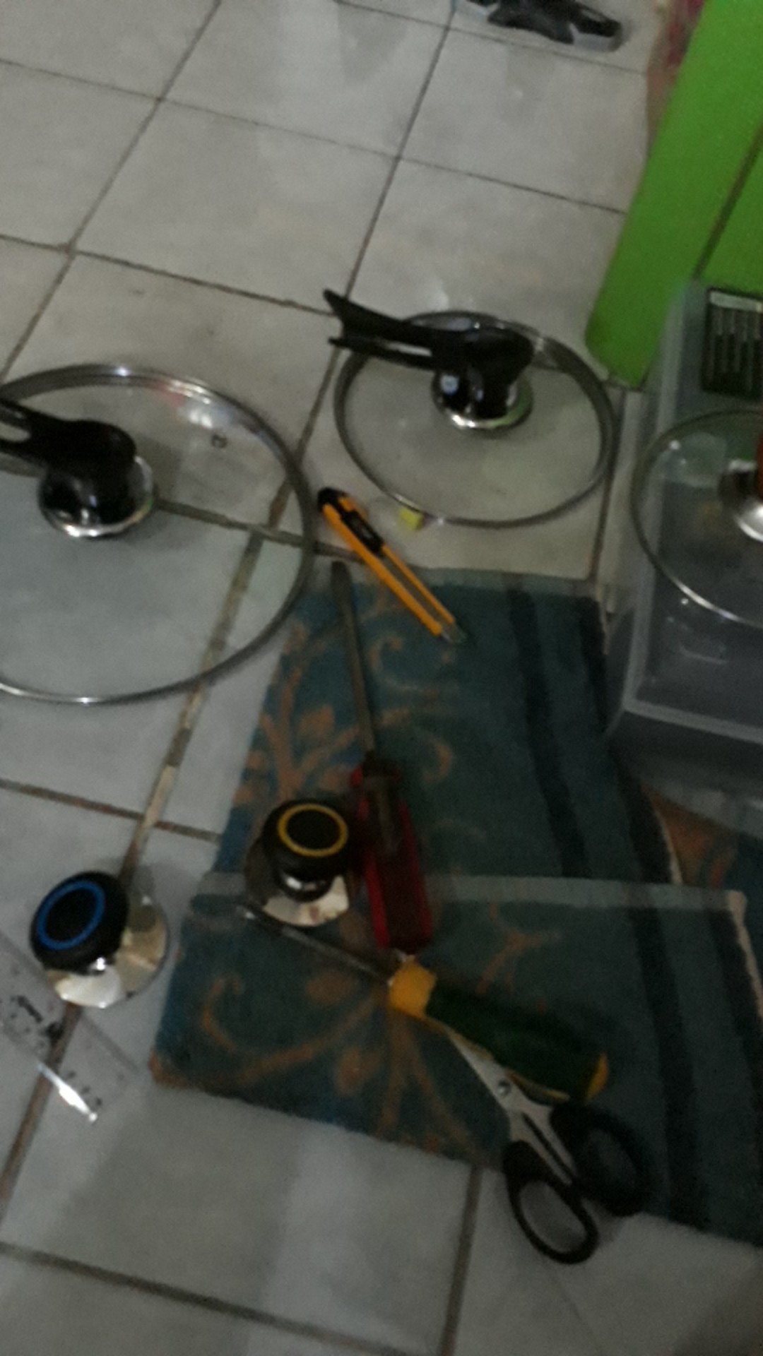 Knop / Pegangan Tutup Panci Model Oval Motif Kayu Bahan Phenolik