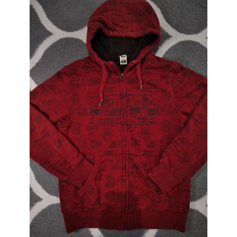 HOODIE ZIPPER UNIQLO X STARWARS SECOND ORI