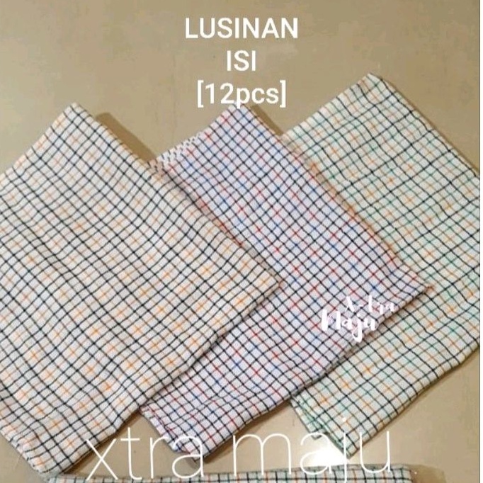 Serbet Dapur / Lap piring Jumbo isi 12 pcs - Lusinan