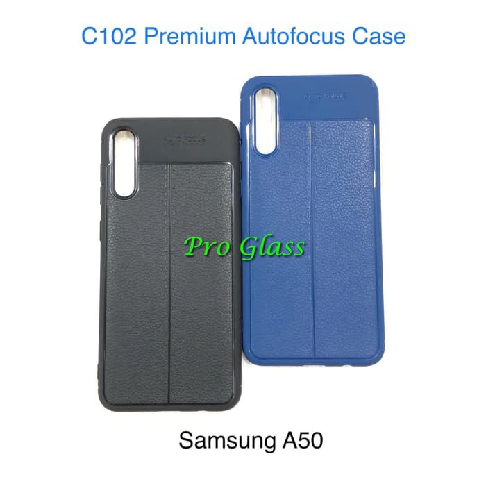 C102 Samsung A10 / A20 / A30 / A50 Auto Focus Case Premium TPU leather Silicon