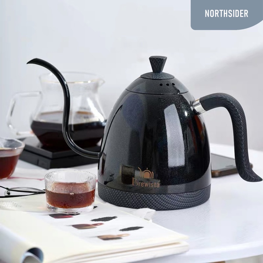 BREWISTA 4TH GOOSENECK VARIABLE KETTLE DOUBLE WALL 600ML | TEKO KOPI