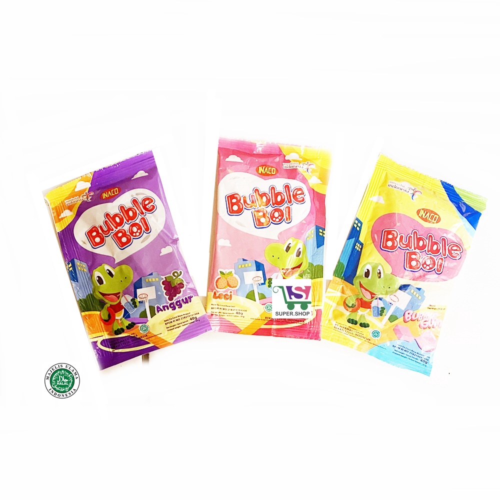 Inaco Bubble Boi Nata de Coco Sari Kelapa 40 Gram