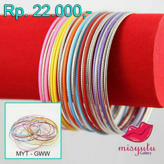 Gelang India Warna Warni MYT-GWW