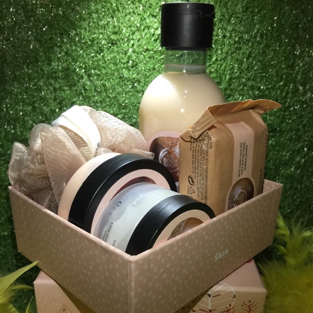 A3 Shea the body shop gift set / gift set the body shop shea / gift set body shop