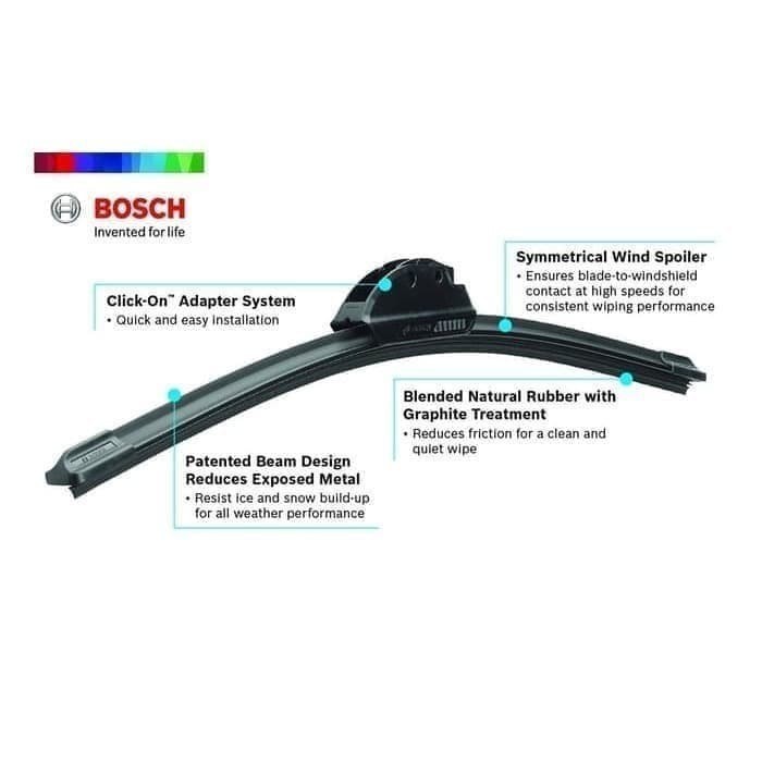 Wiper Blade FORD Escape BOSCH frameless ADVANTAGE 19-19&quot; ORIGINAL