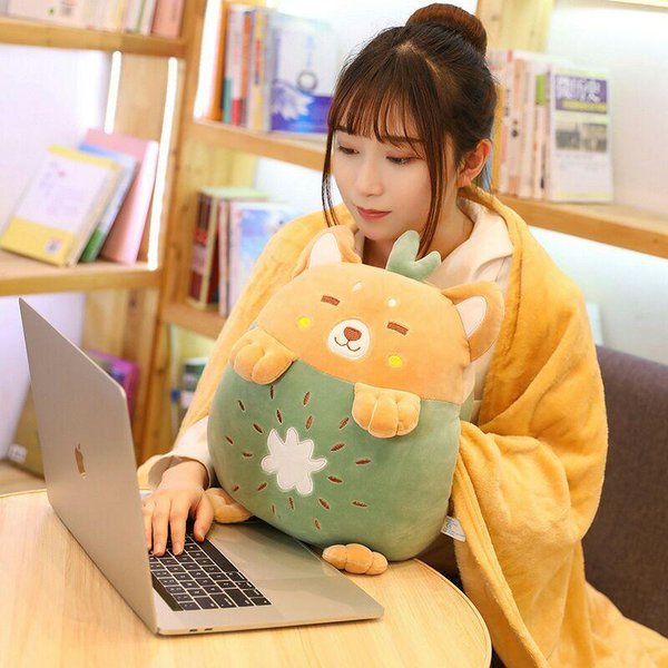 Bantal Selimut Boneka 4 in 1 Balmut Lucu Impor/Boneka Selimut Penghangat Tangan Impor /Bantal Travel