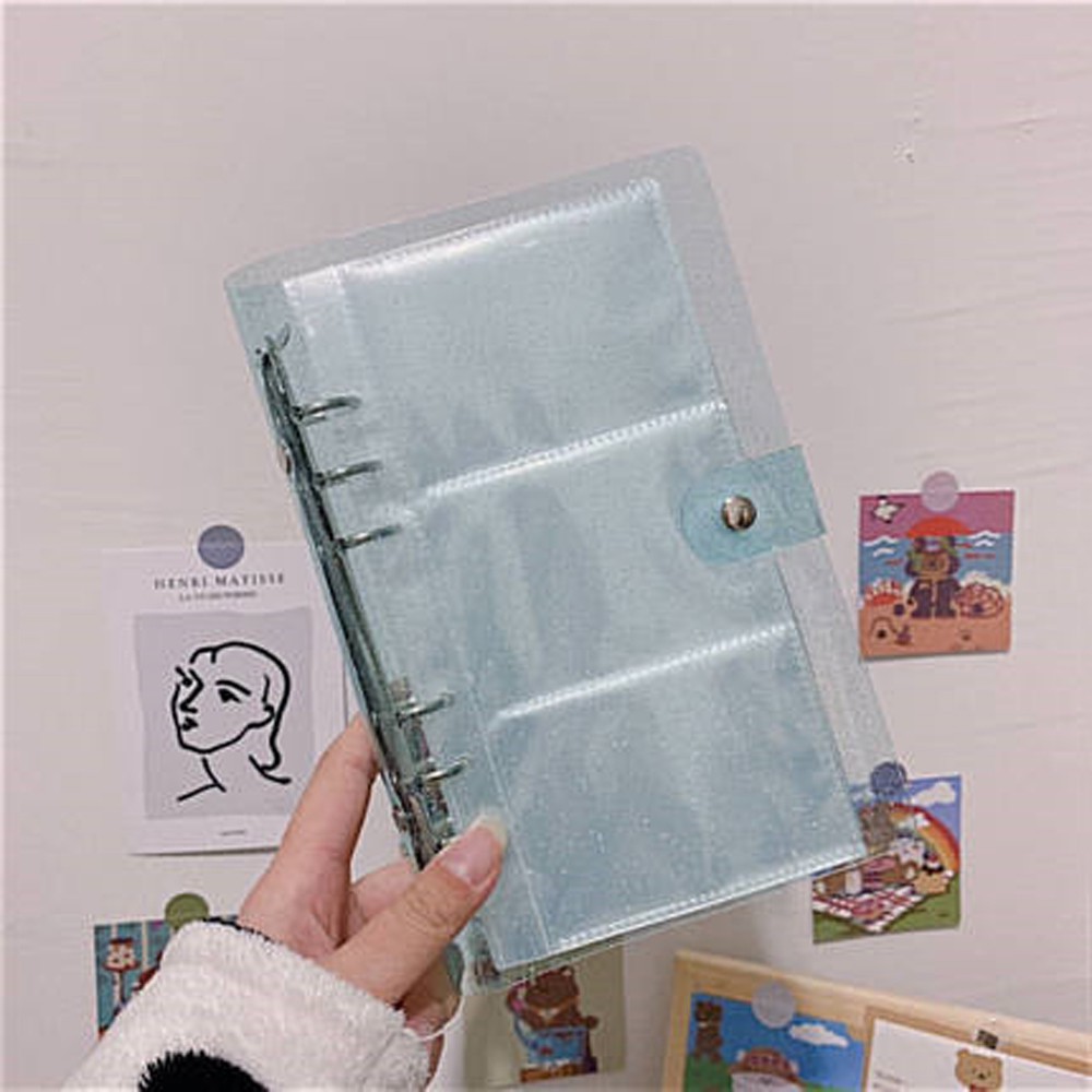 ELEGANT 3inch Instax Album Jelly Color Picture Case Photo frame Photography Loose Leaf Binder Binders Albums Card Holder Polaroid Album 150 Pockets Photo Album