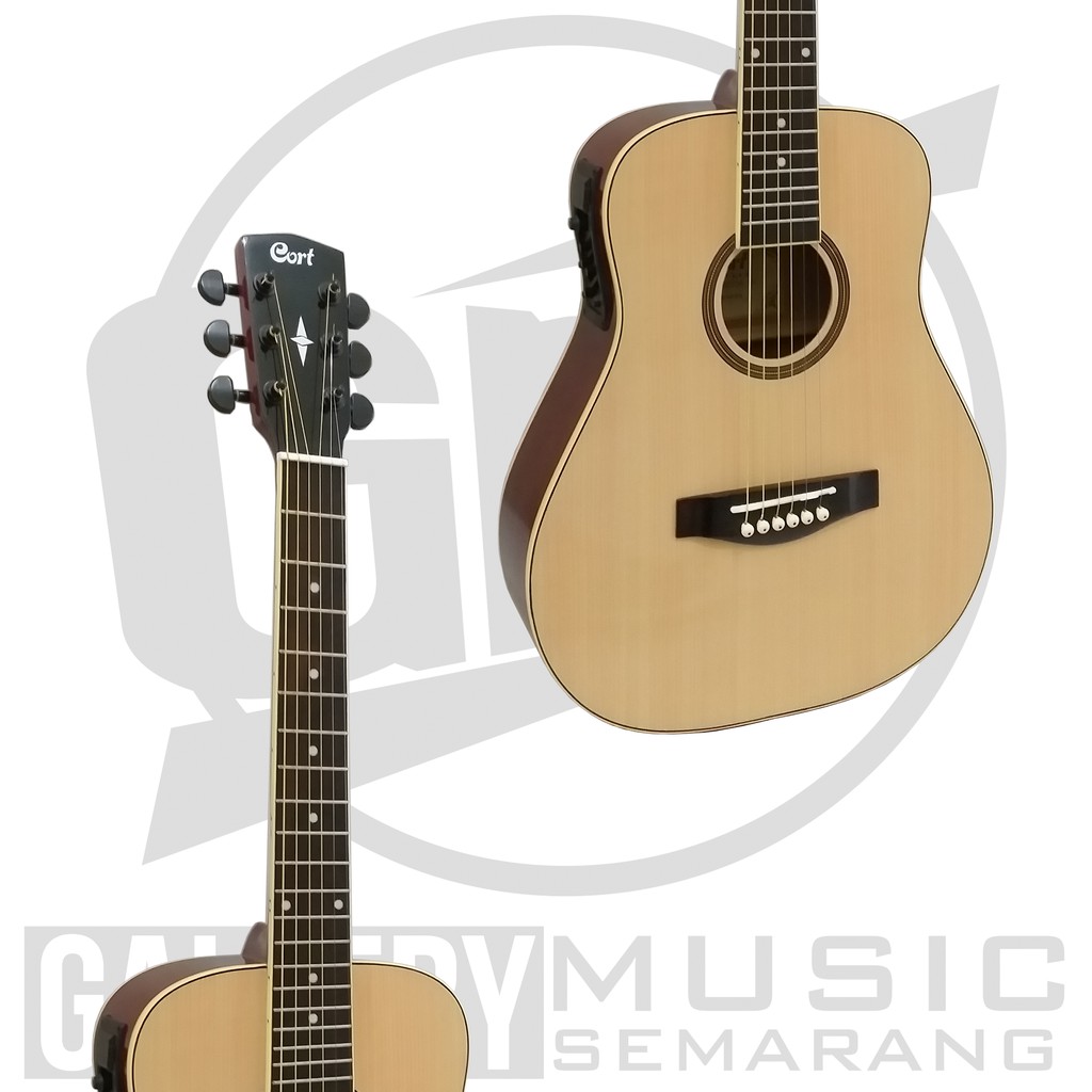 Gitar Akustik Elektrik ¾  Cort Custom Gitar 3/4 Cort Custom-4