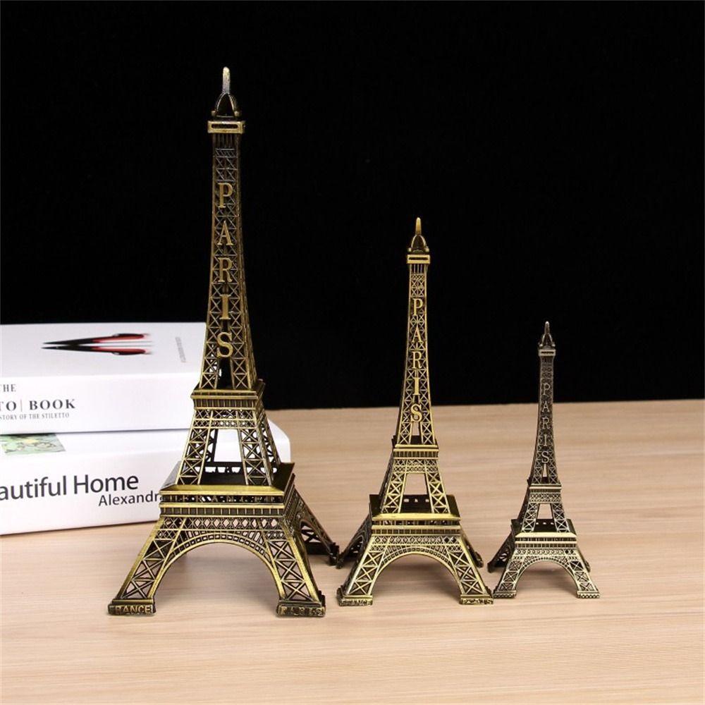 [Elegan] Gantungan Kunci Menara Eiffel Gadget Pernak Pernik Fashion Hadiah Natal Motor Mobil Keyring Metal Model Menara Eiffel