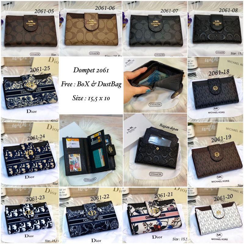 DOMPET LIPAT IMPOR PREMIUM + SLOT KARTU (MEWAH)