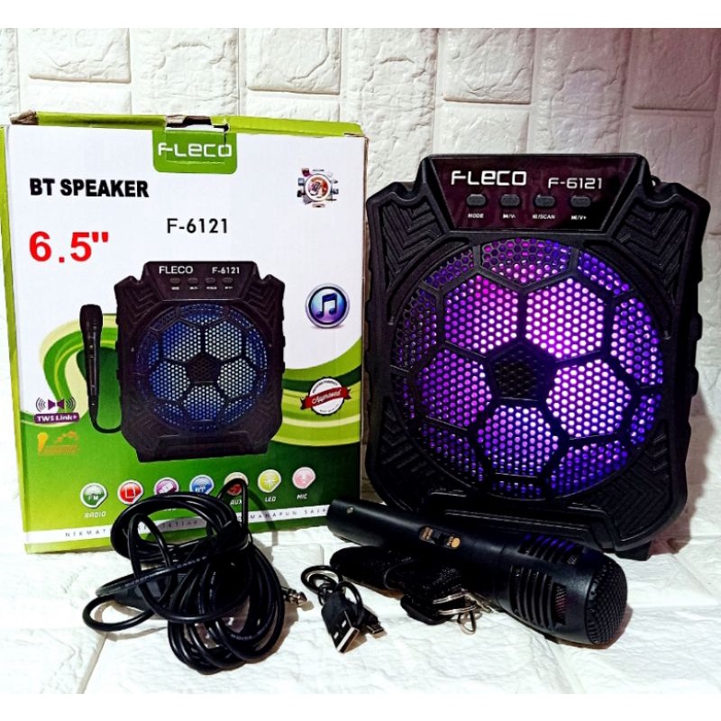SPEAKER BLUETOOTH FLECO  F - 6121  / BONUS MICROFON