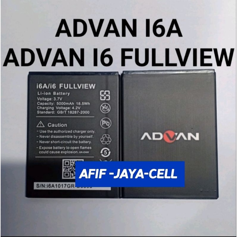 Baterai Battery Battre Advan i6A/i6 fullview Original model 5501Original