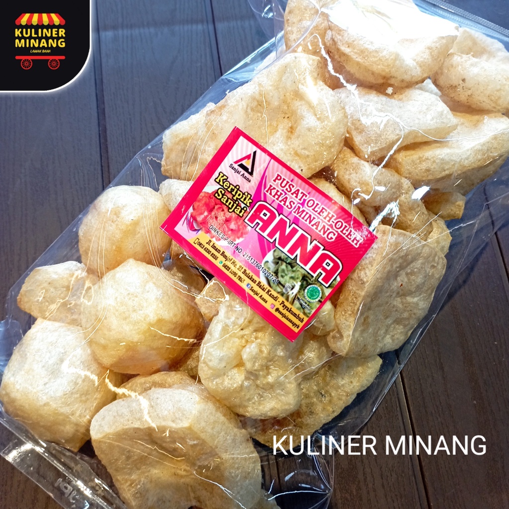 

Kerupuk Kulit AnnA Oleh-Oleh Asli Cemilan Kampung Makanan Khas Payakumbuh Padang Jajanan Snack Kuliner Minang Kabau AX00