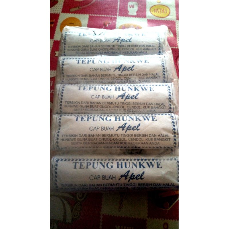 

HUN KWE cap BUAH APEL isi 10 pcs /Tepung HUNKWE / hangkue