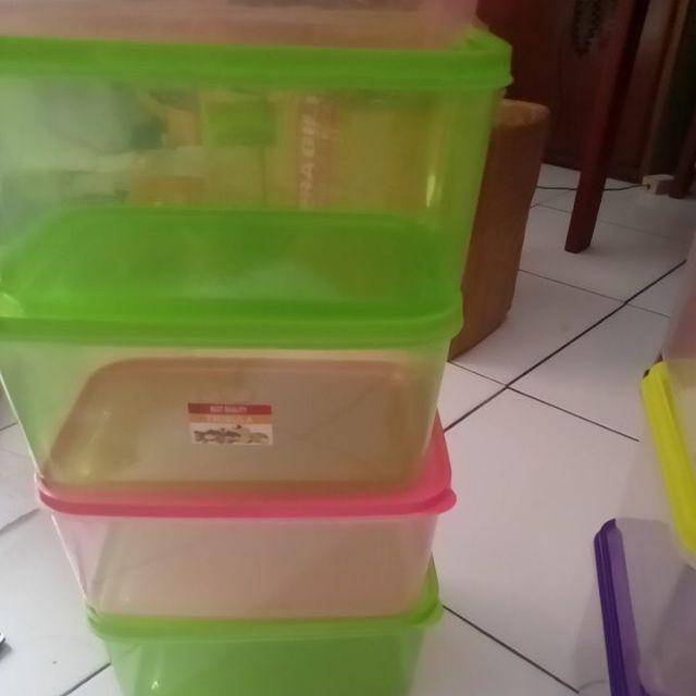 Kotak penyimpanan makanan food box warna isi 12