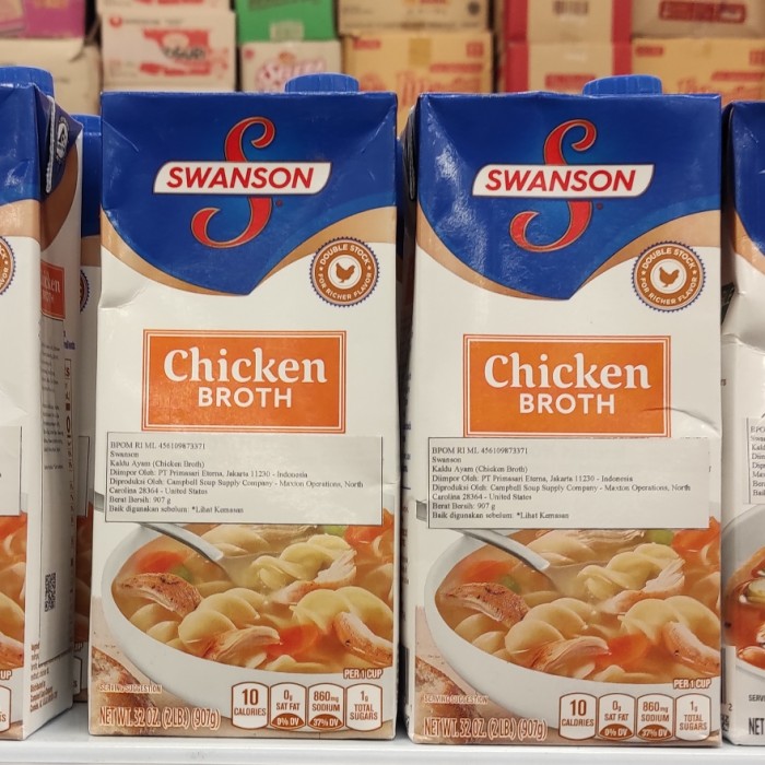 

PRODUK TERBARU - SWANSON CHICKEN BROTH 907GR