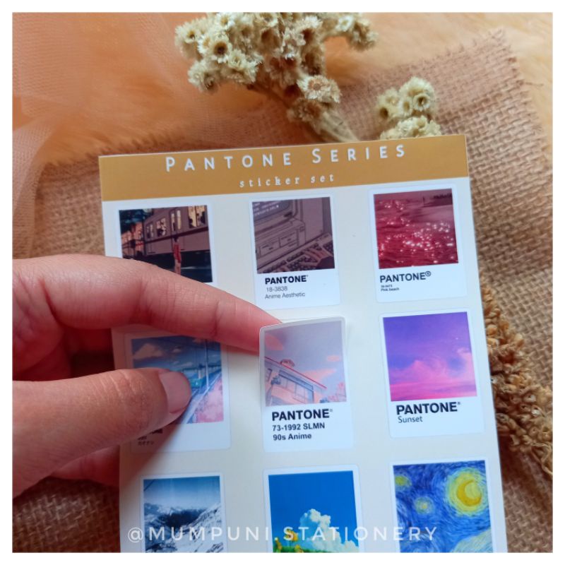 

Stiker "Pantone Series" 12 Elements Vinyl dan Transparan