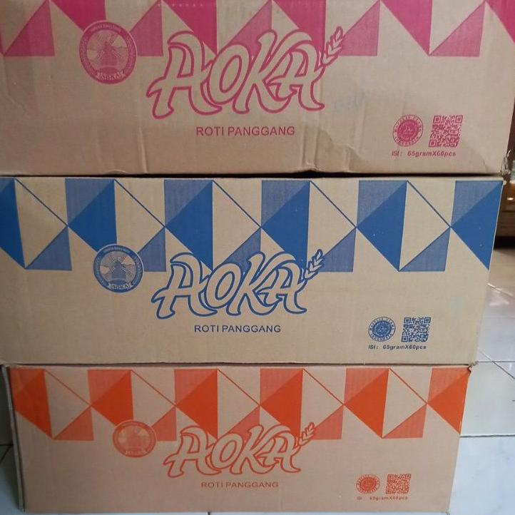 

㊰ Lezatsehat - Aoka Roti Panggang Lembut 1 Dus isi 60pcs ぢ